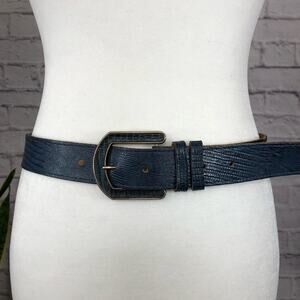 Vintage Worthington snake embossed leather belt